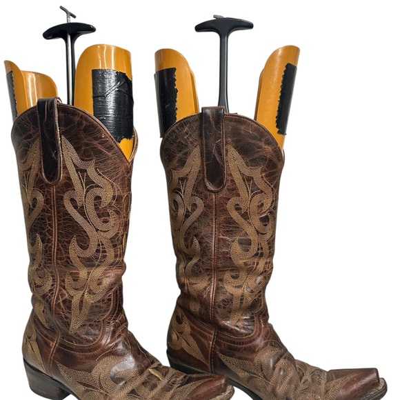 Old Gringo Brown Ankle Boots, sz 7, pre-owned, gently used. - Picture 10 of 16